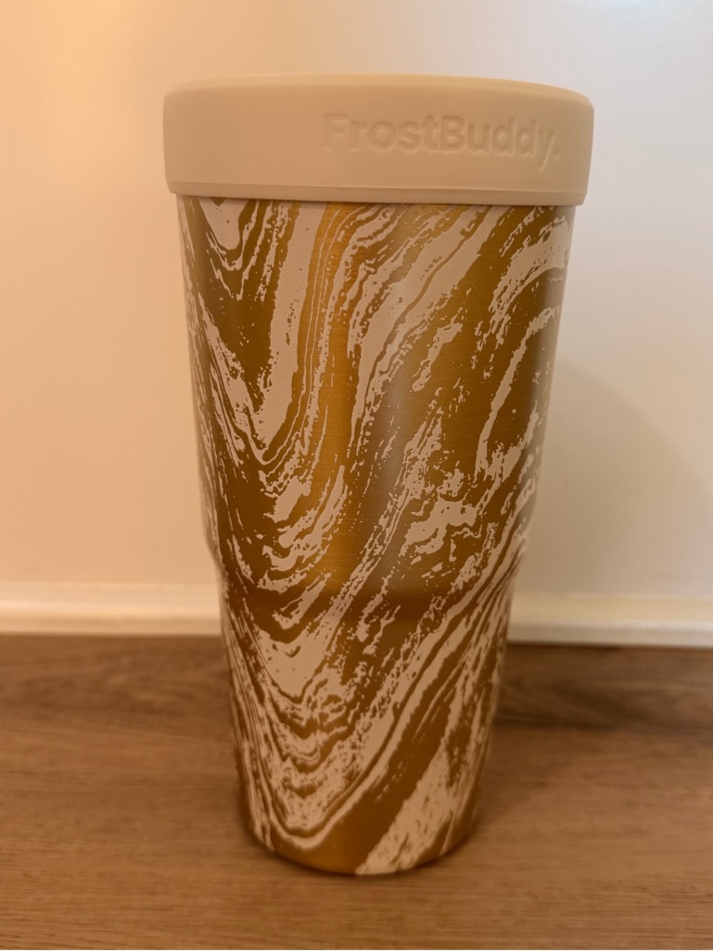 FrostBuddy Gold Metallic Insulated Tumbler - Picture 2 of 3